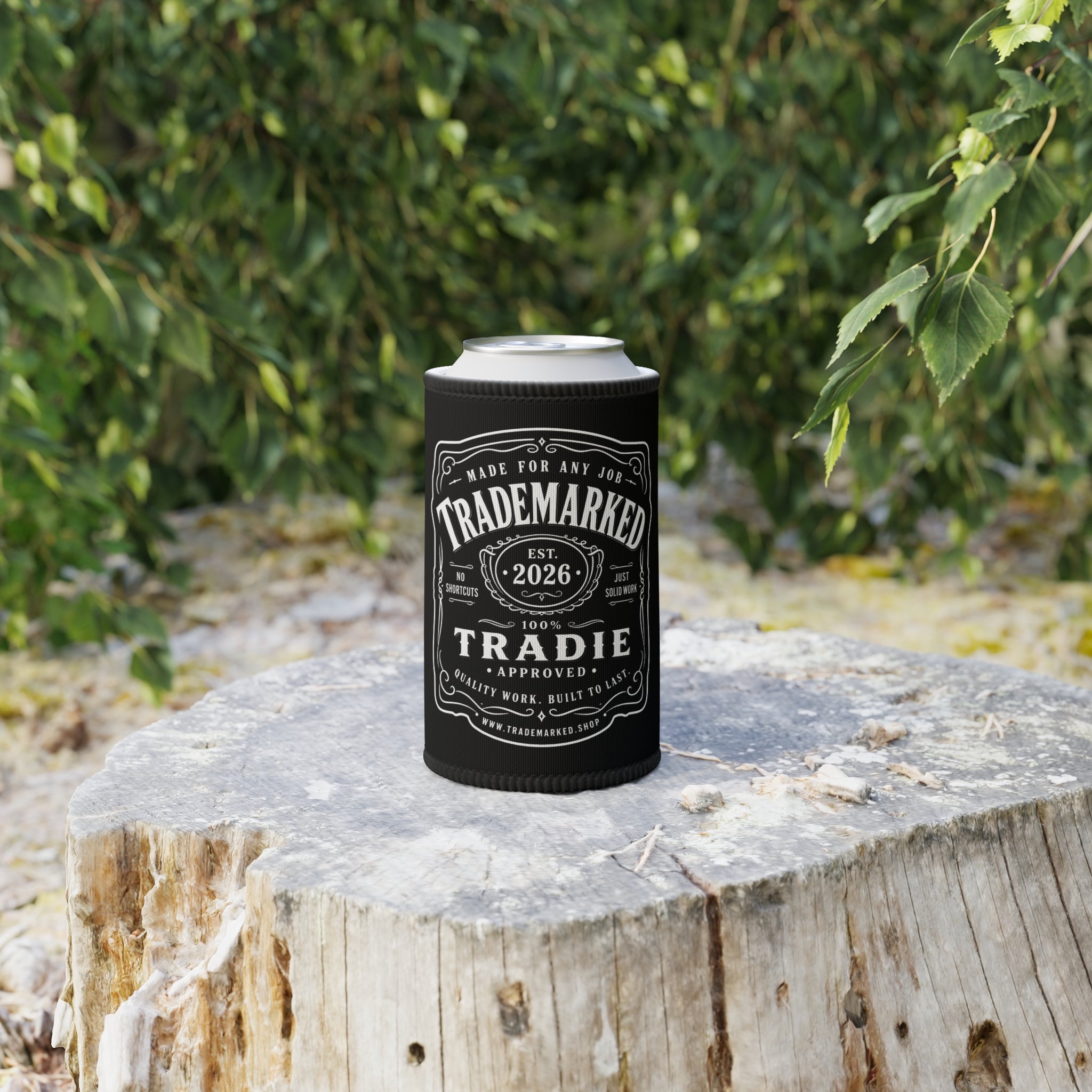 Tradie Stubby Holder – 'Trademarked 2026'