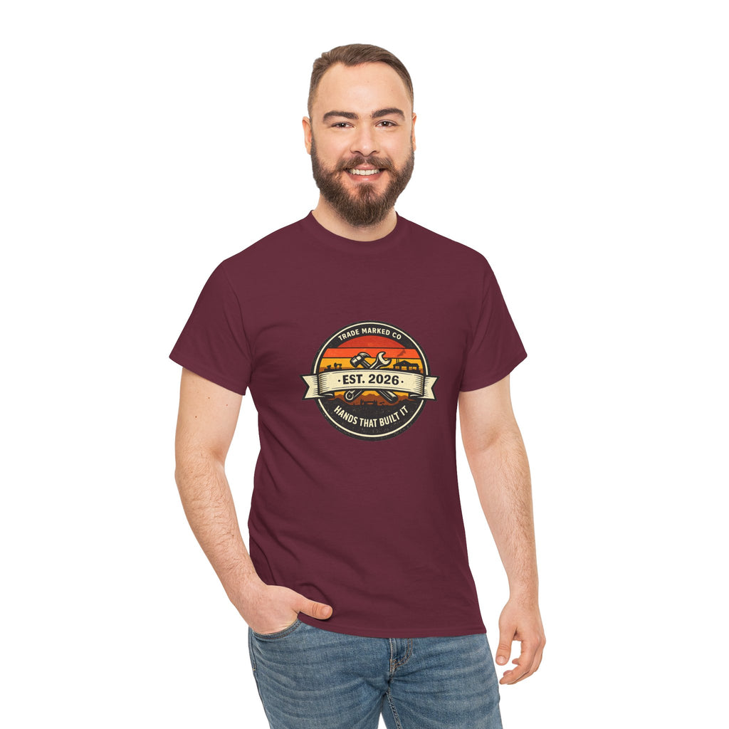 Est. 2026 Sunset Badge Tee