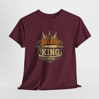 Caulking King T-Shirt — Funny Handyman Crown Logo Tee for Contractors