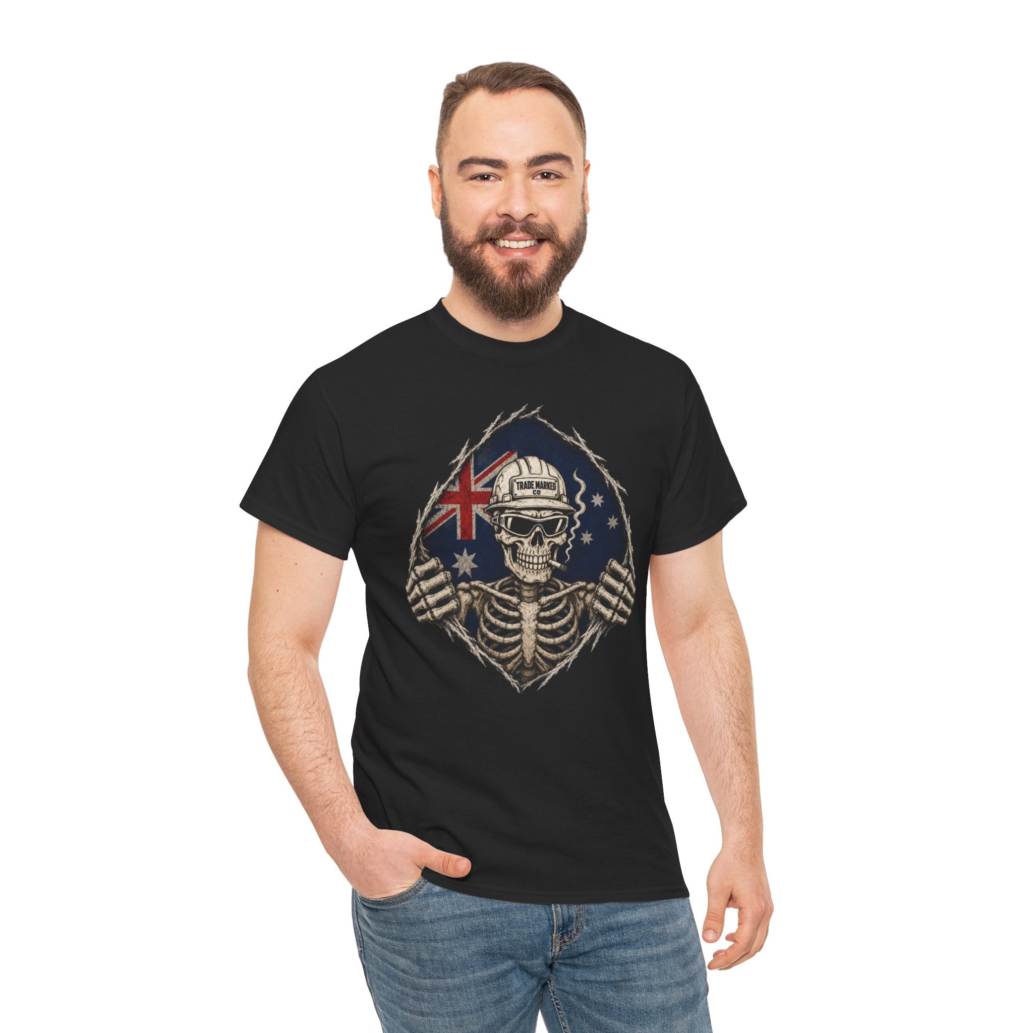Aussie To The Bone - Tradie SkeletonTee