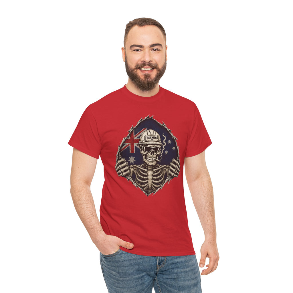 Aussie To The Bone - Tradie SkeletonTee