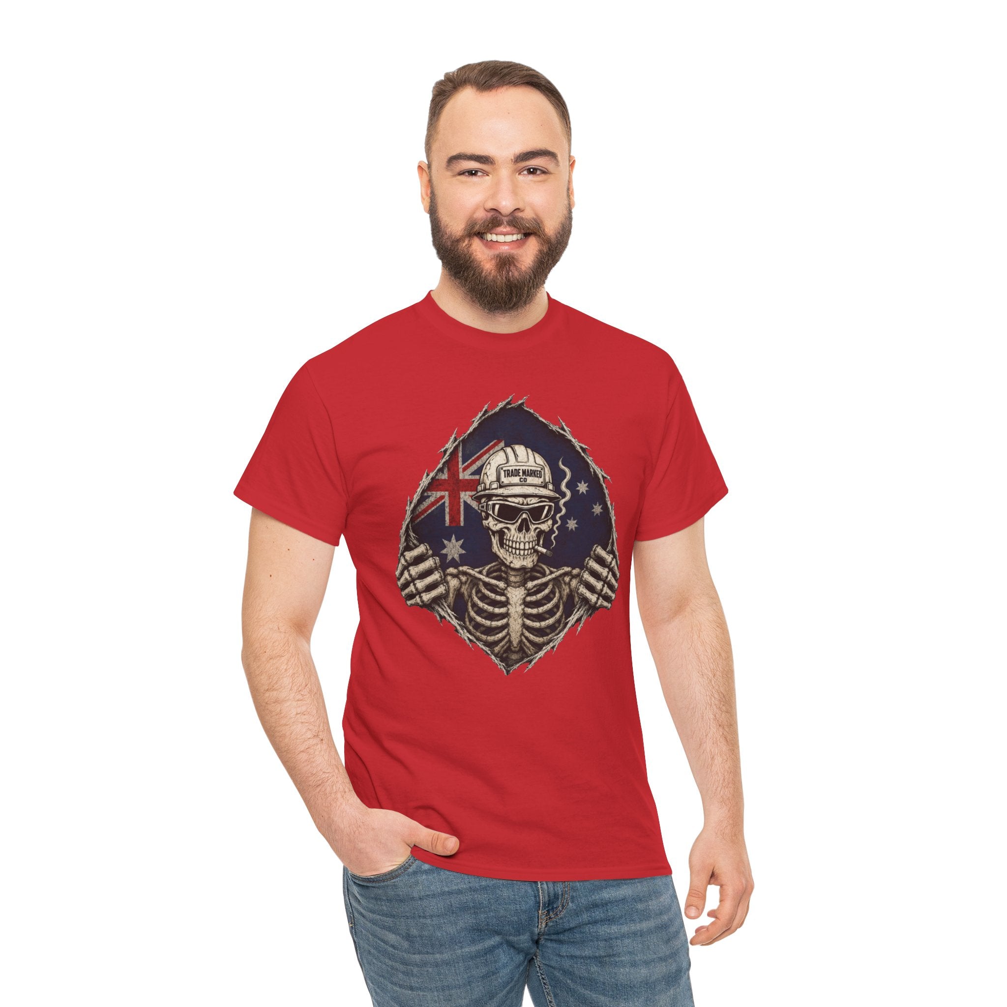 Aussie To The Bone - Tradie SkeletonTee