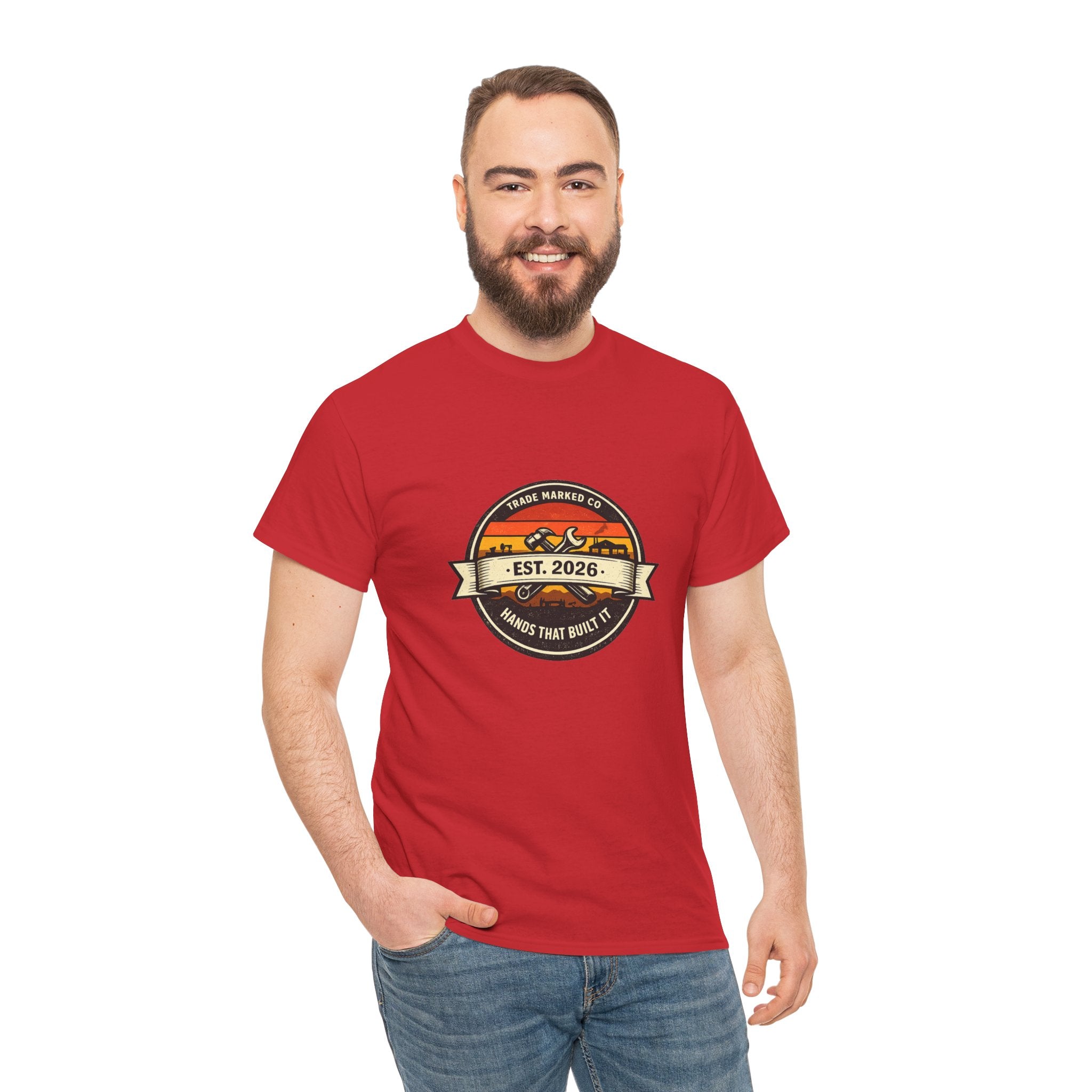 Est. 2026 Sunset Badge Tee