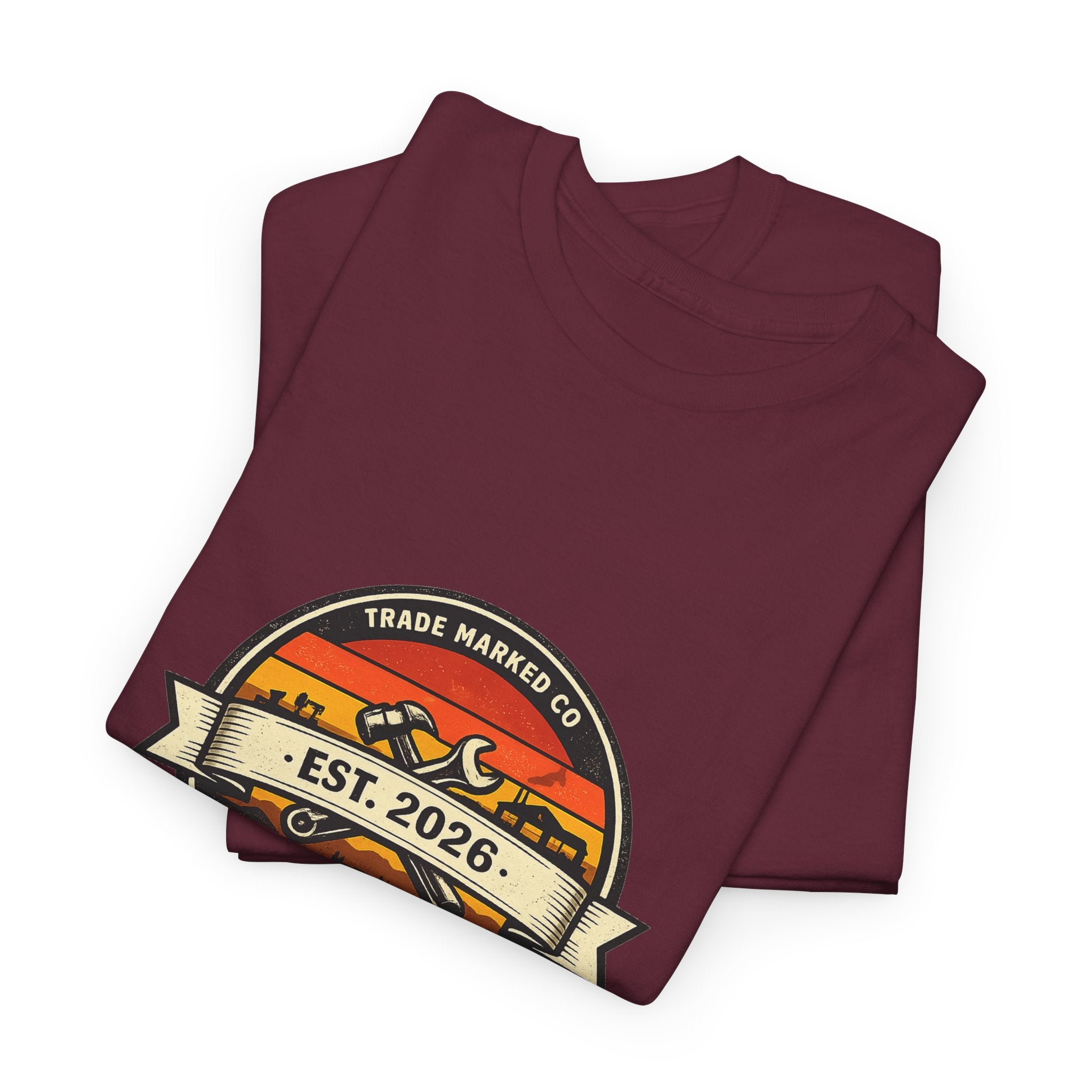 Est. 2026 Sunset Badge Tee