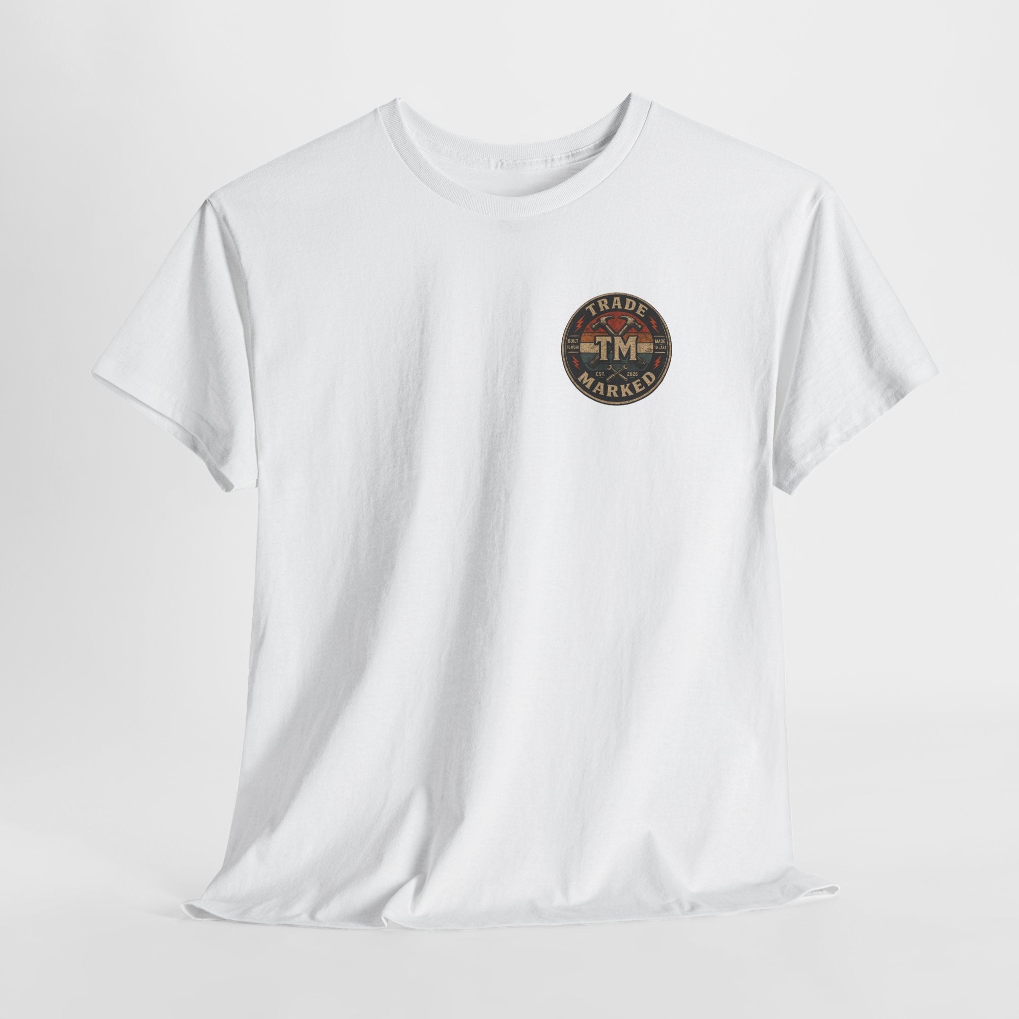 Retro 'TM' Compass Logo Chest T-Shirt