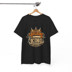 Caulking King T-Shirt — Funny Handyman Crown Logo Tee for Contractors