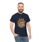 Caulking King T-Shirt — Funny Handyman Crown Logo Tee for Contractors