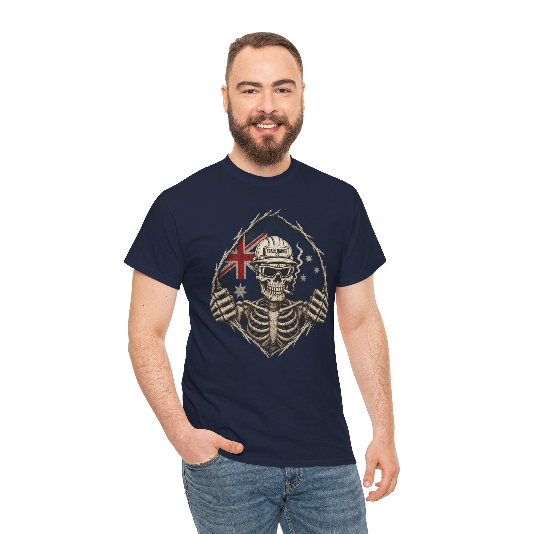 Aussie To The Bone - Tradie SkeletonTee