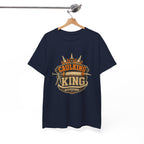Caulking King T-Shirt — Funny Handyman Crown Logo Tee for Contractors