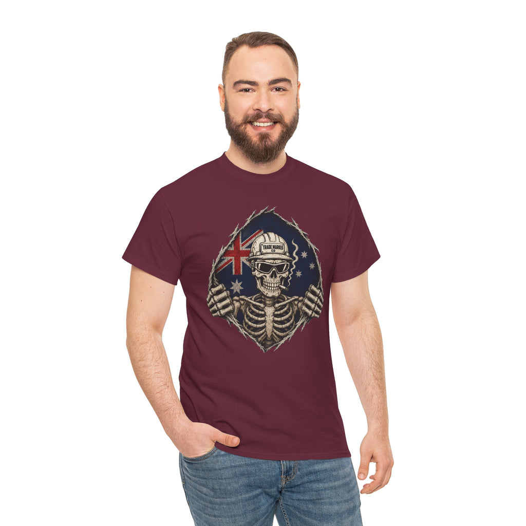 Aussie To The Bone - Tradie SkeletonTee