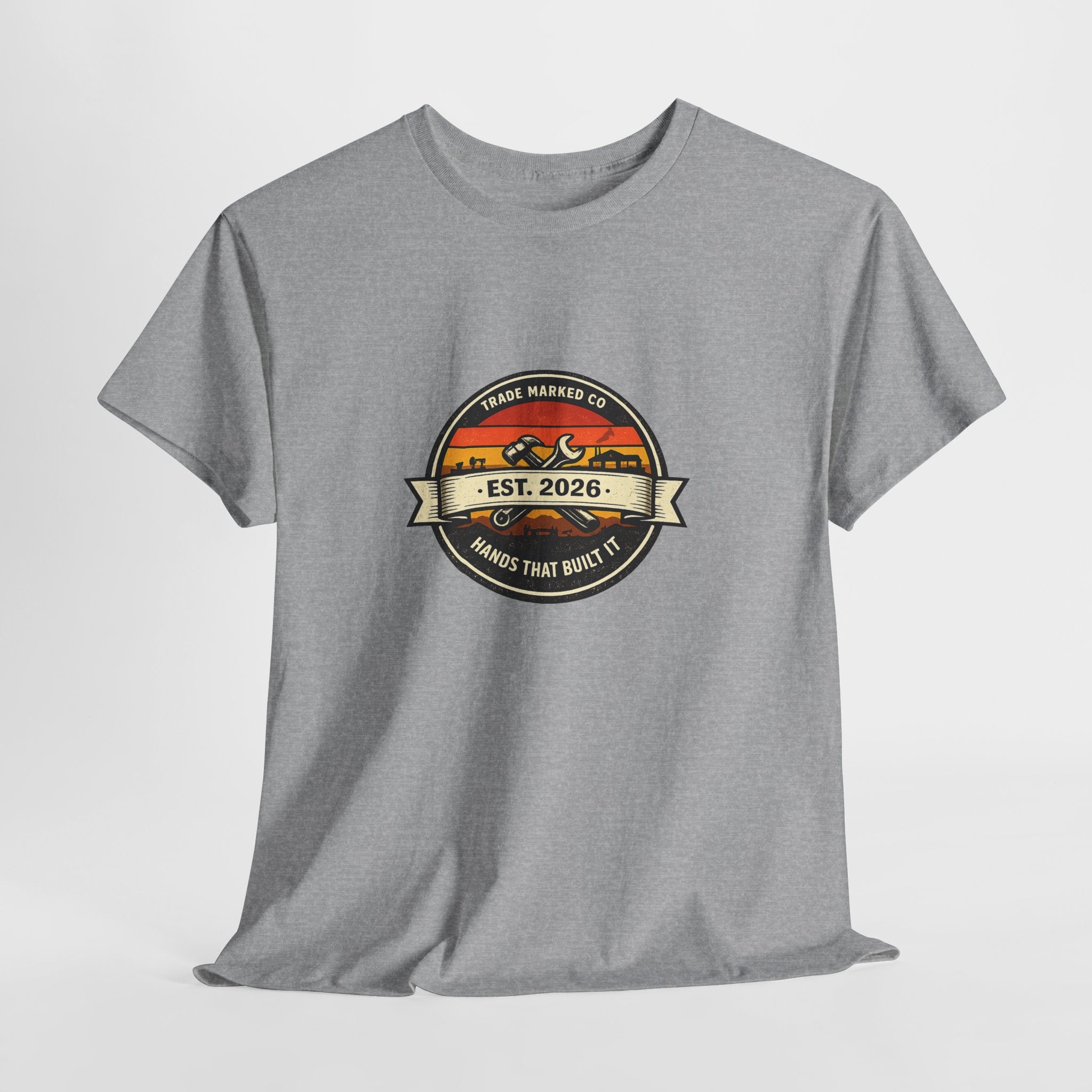 Est. 2026 Sunset Badge Tee