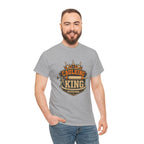 Caulking King T-Shirt — Funny Handyman Crown Logo Tee for Contractors