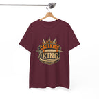 Caulking King T-Shirt — Funny Handyman Crown Logo Tee for Contractors