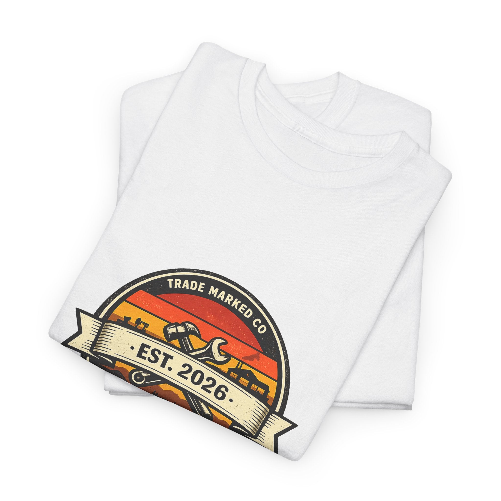 Est. 2026 Sunset Badge Tee