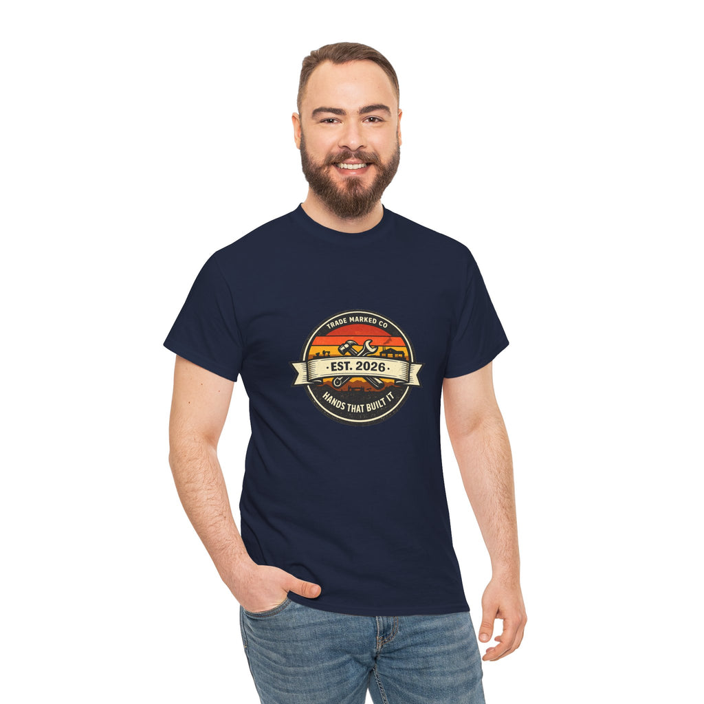 Est. 2026 Sunset Badge Tee