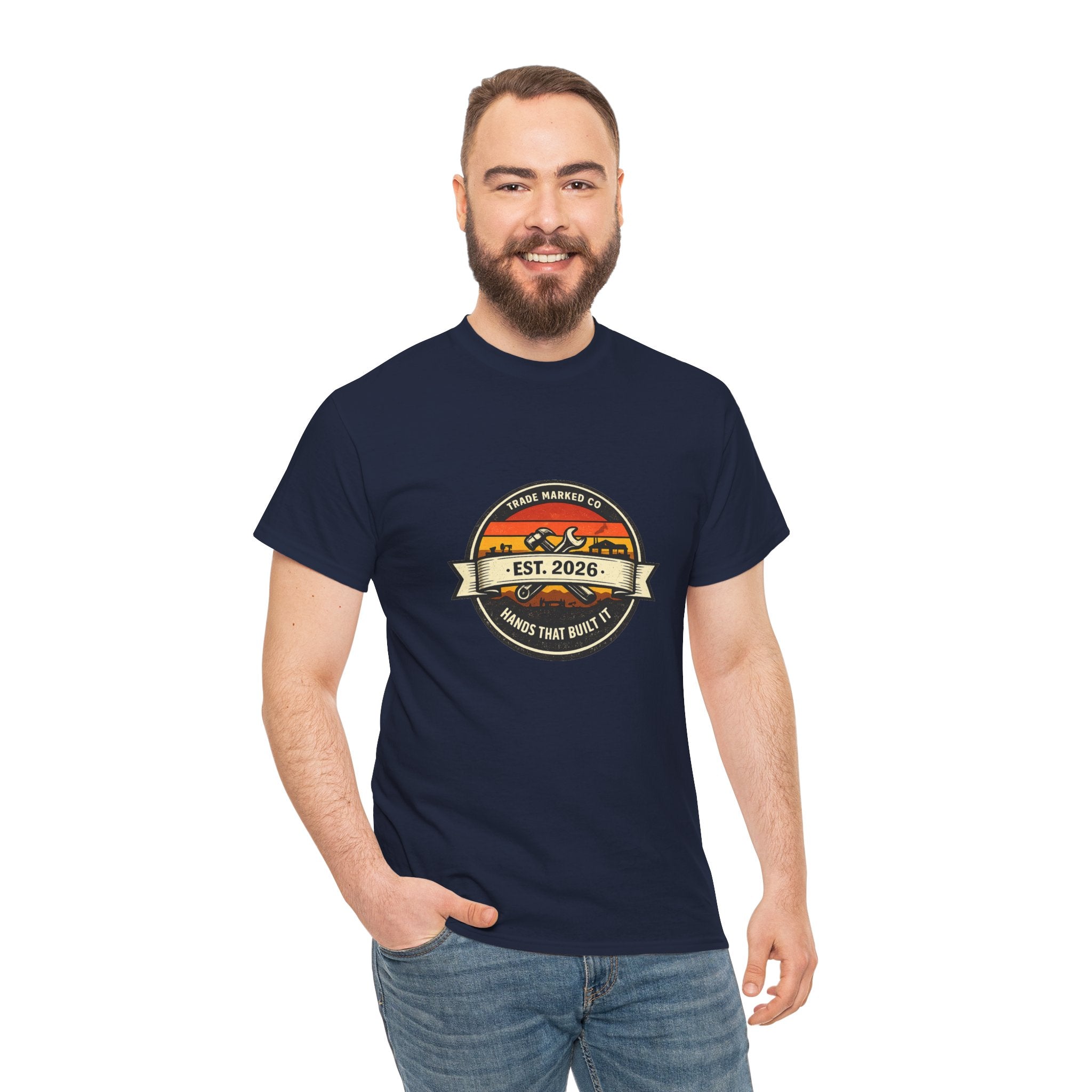 Est. 2026 Sunset Badge Tee
