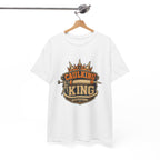 Caulking King T-Shirt — Funny Handyman Crown Logo Tee for Contractors
