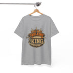Caulking King T-Shirt — Funny Handyman Crown Logo Tee for Contractors