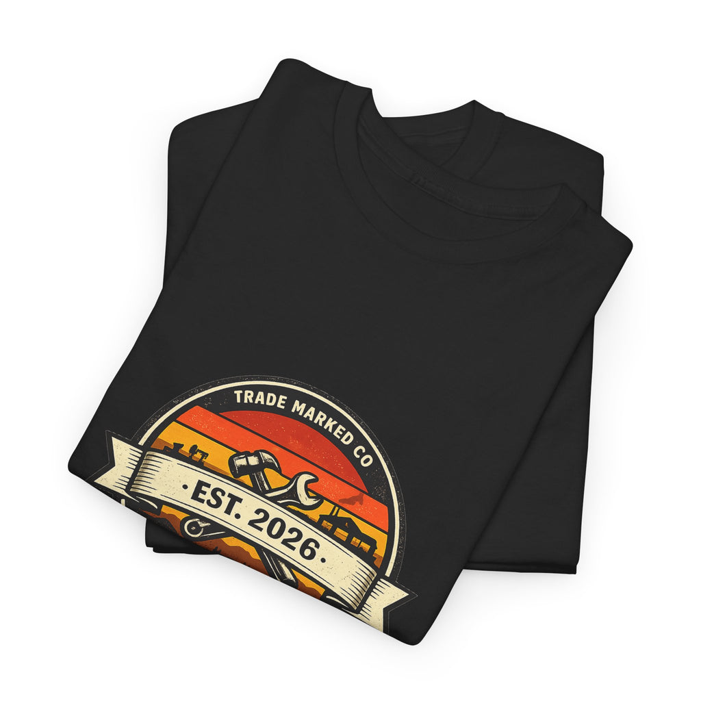 Est. 2026 Sunset Badge Tee