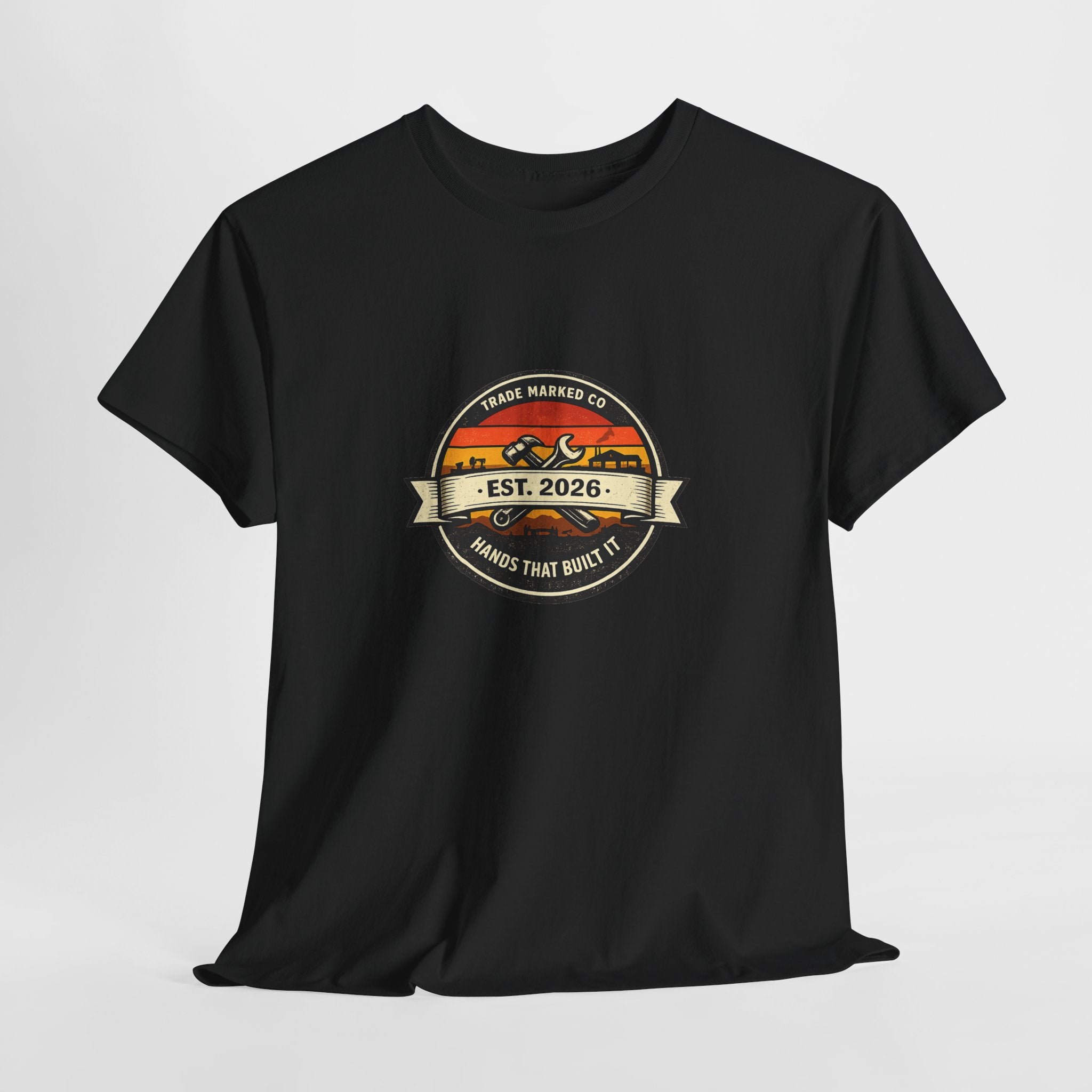 Est. 2026 Sunset Badge Tee
