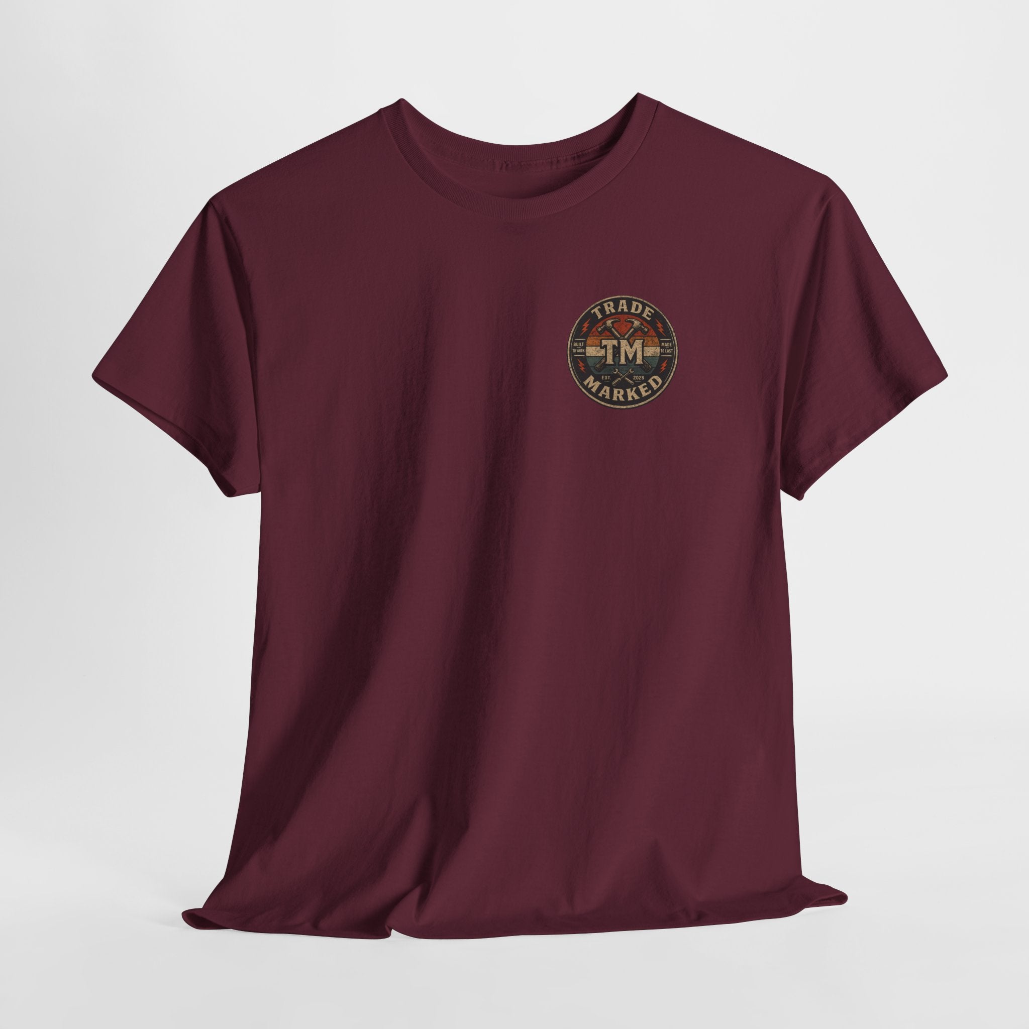 Retro 'TM' Compass Logo Chest T-Shirt