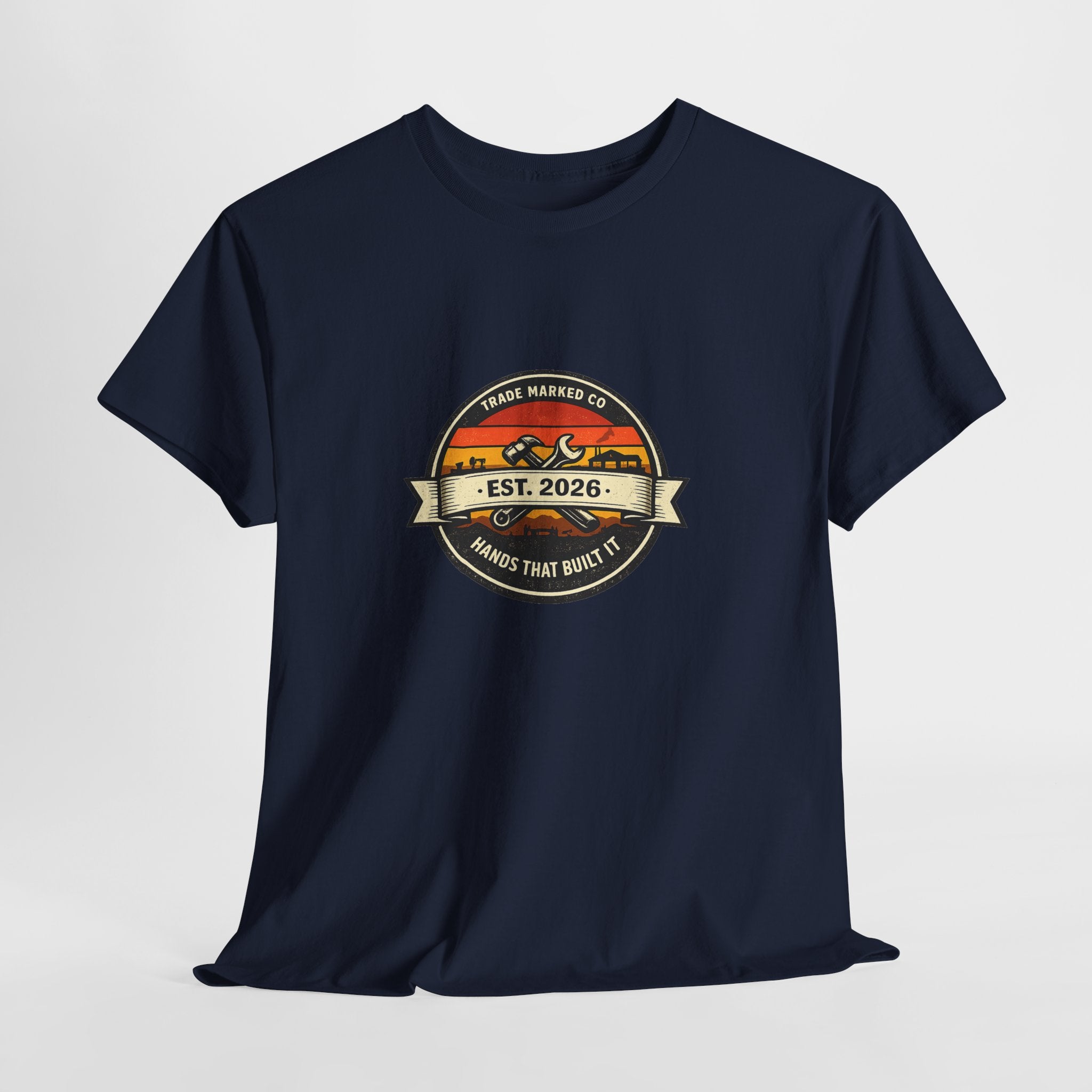 Est. 2026 Sunset Badge Tee