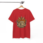 Caulking King T-Shirt — Funny Handyman Crown Logo Tee for Contractors