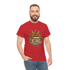 Caulking King T-Shirt — Funny Handyman Crown Logo Tee for Contractors