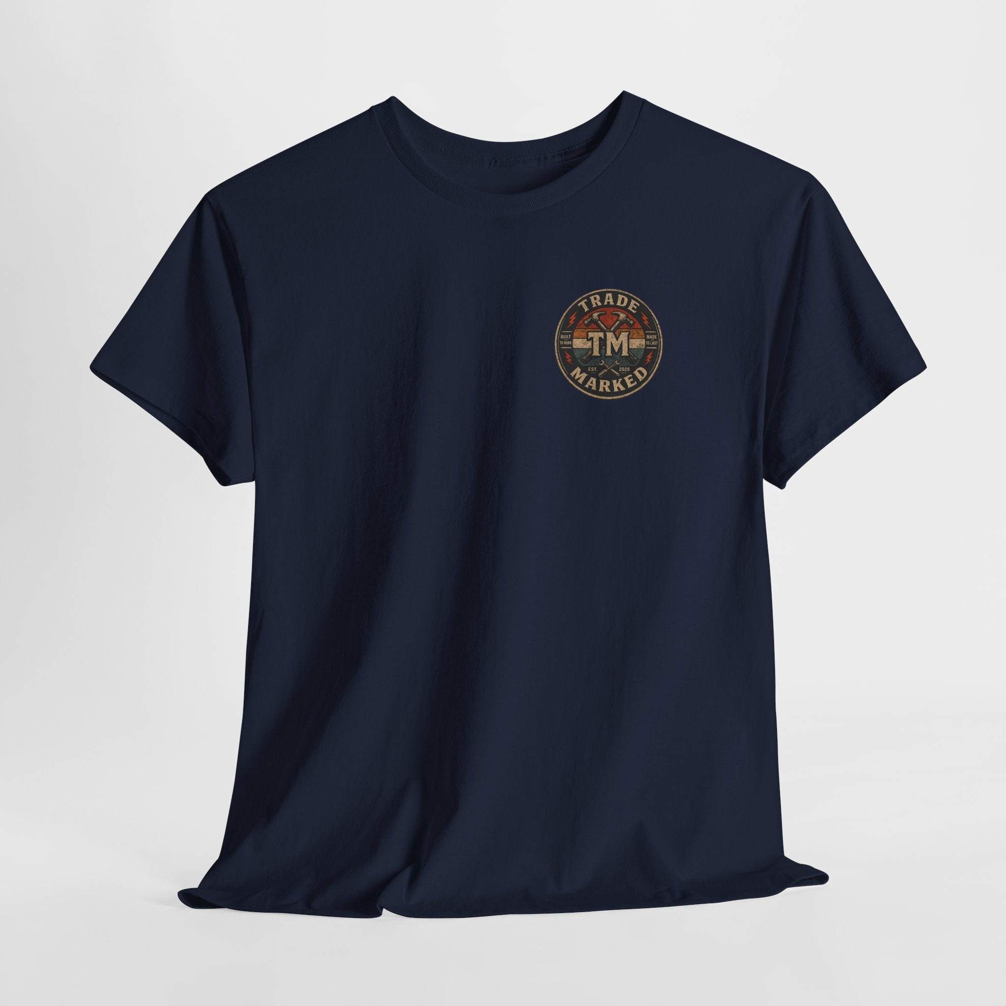 Retro 'TM' Compass Logo Chest T-Shirt