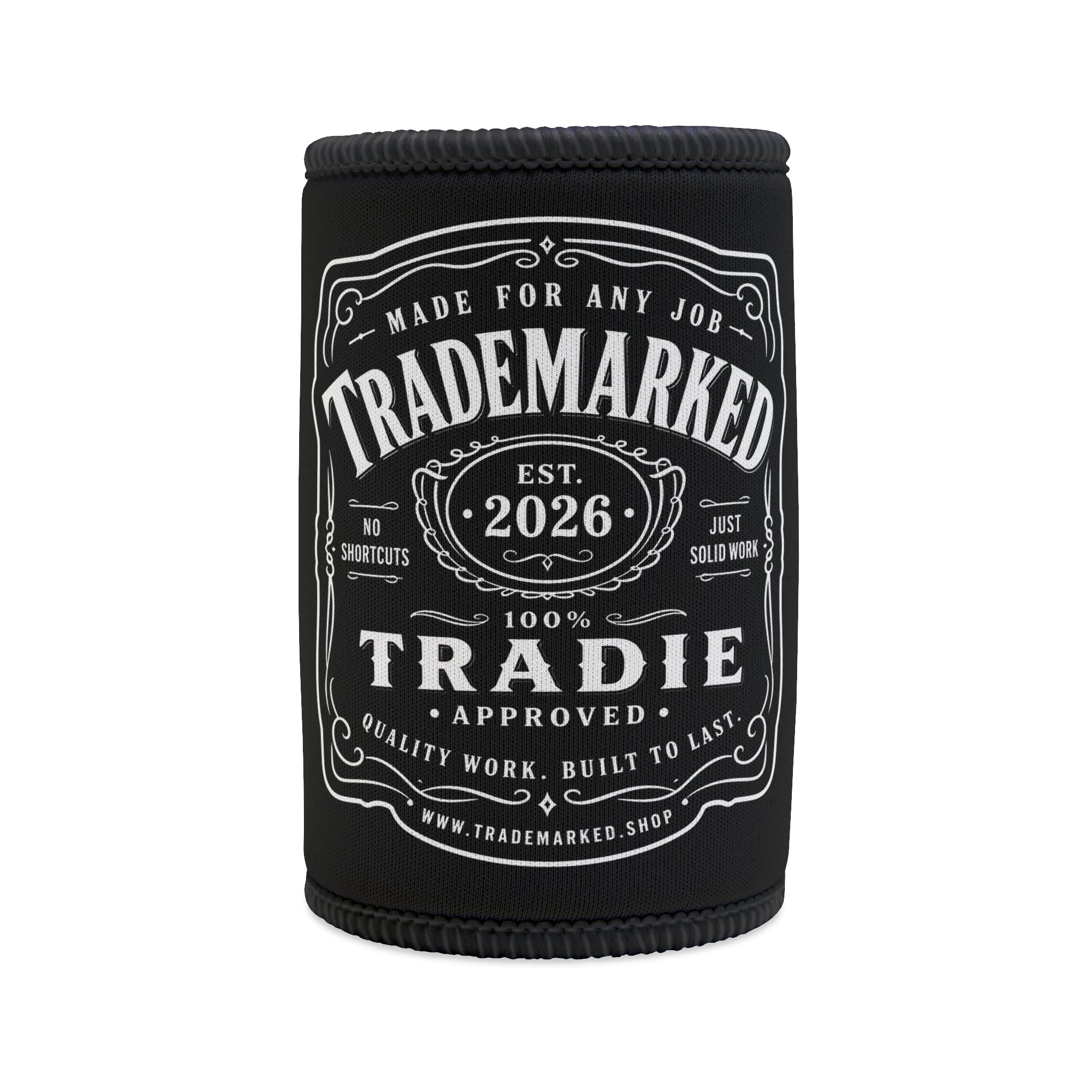 Tradie Stubby Holder – 'Trademarked 2026'