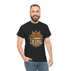 Caulking King T-Shirt — Funny Handyman Crown Logo Tee for Contractors