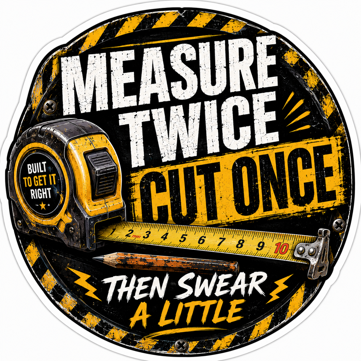 Measure Twice Cut Once